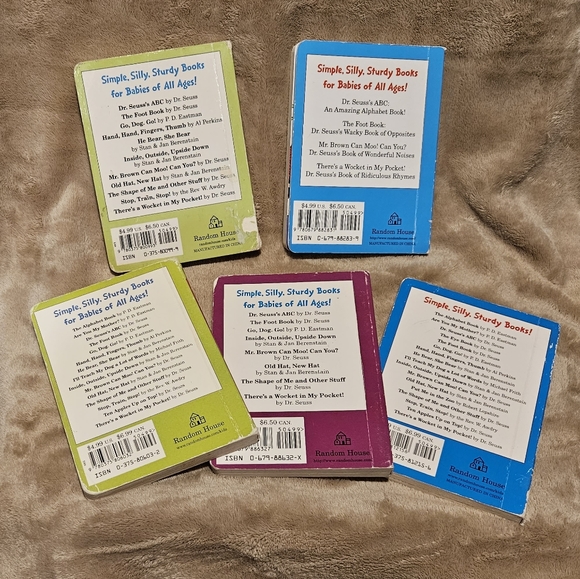 Dr. Seuss 4x6 Board Book Bundle of 5 - Picture 3 of 3